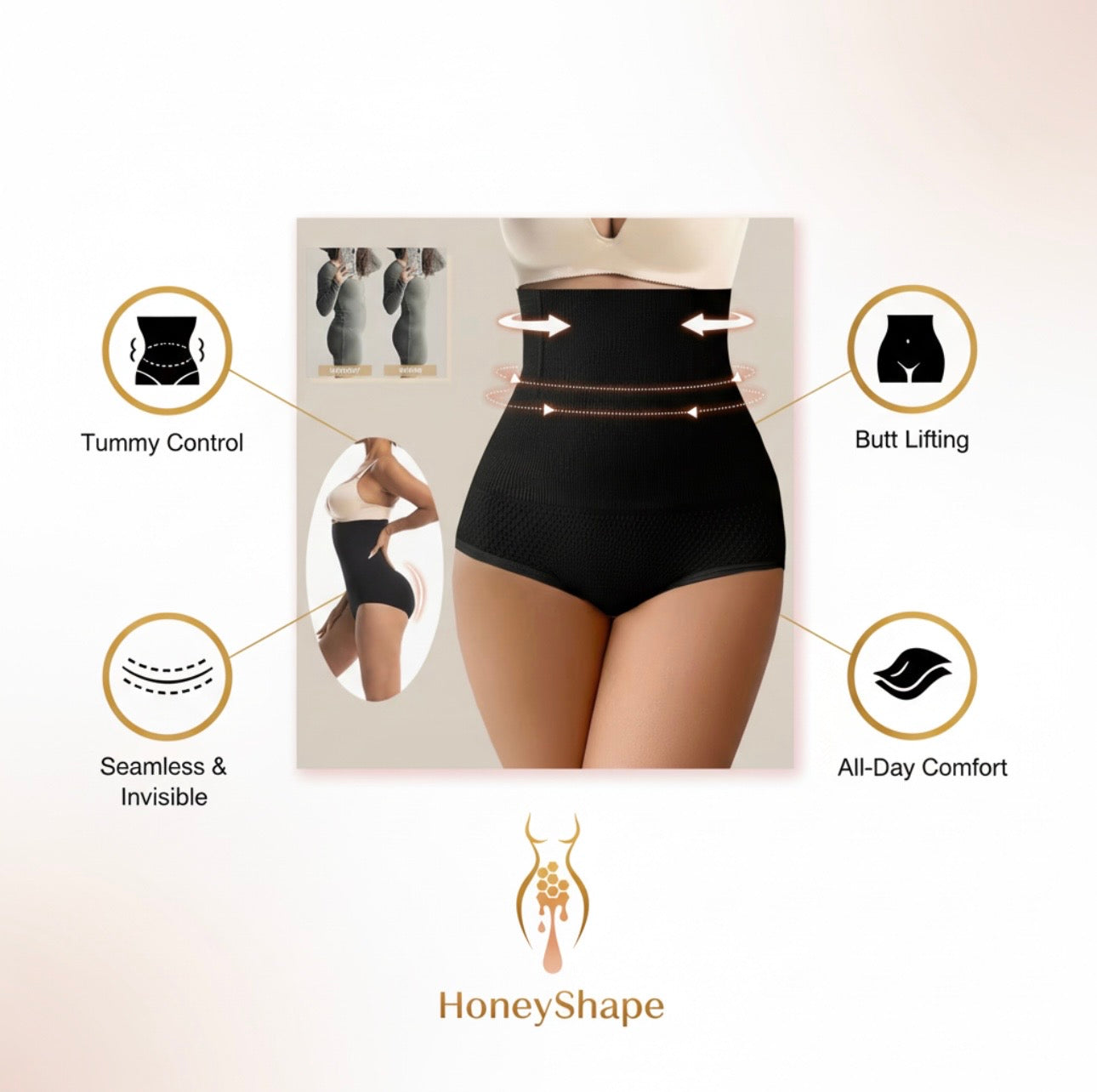 HoneyShape™ Hourglass High Waist Shaper