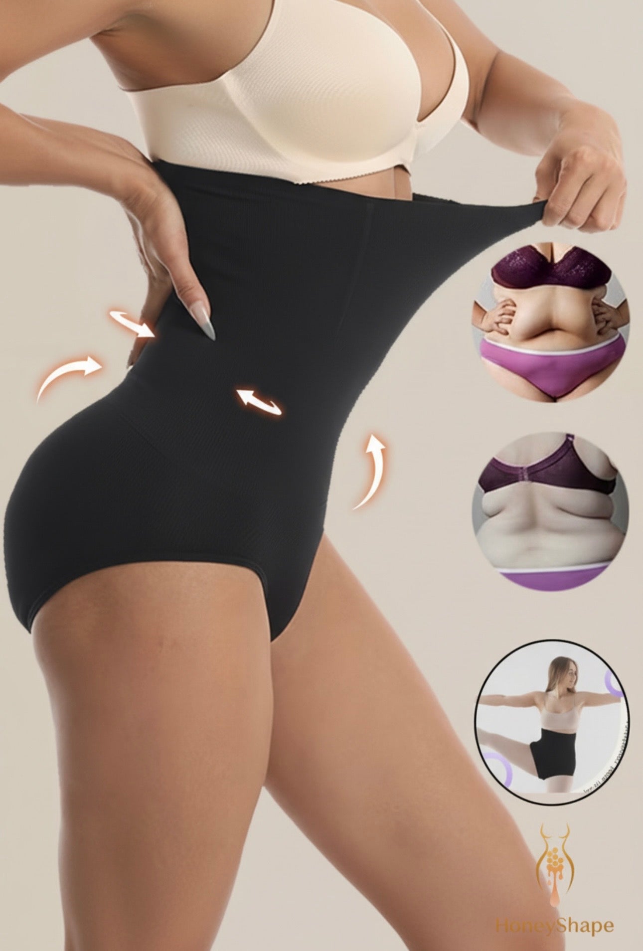 HoneyShape™ Hourglass High Waist Shaper